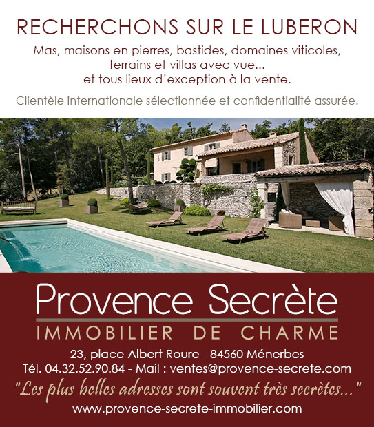  villas et propriétés Luberon sud Aix