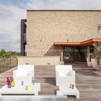 Villa d'architecte en location dans le Luberon, piscine chauffée et climatisation