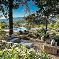 Provence,loue villa avec piscine chauffée et vue sur le Luberon